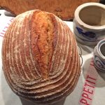 Doppelback als frei geschobenes Brot gebacken